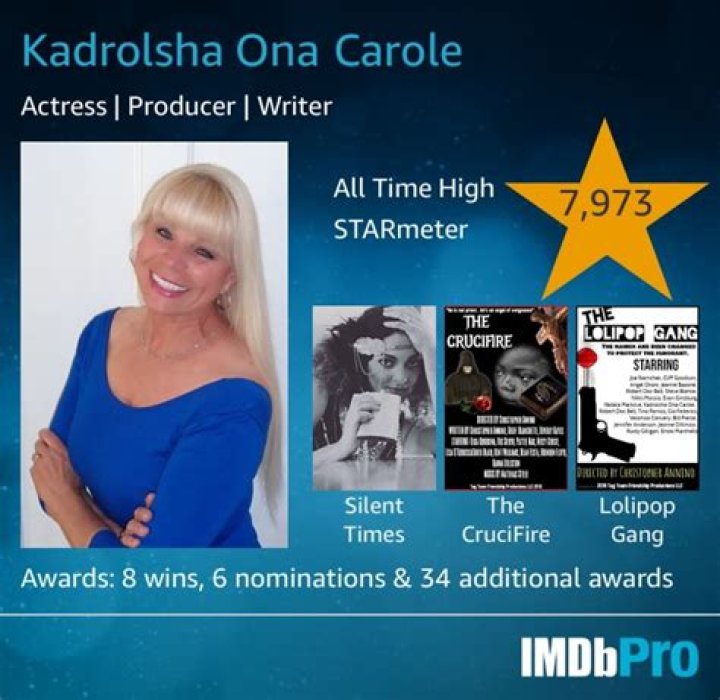 Kadrolsha Ona Carole Wikipedia, Biography, Age, Height, Instagram, Net-Worth